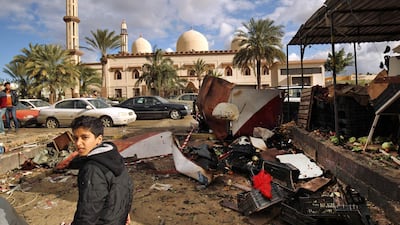 The reports came after a twin car bombing in Benghazi left over 30 people dead and dozens injured on Tuesday. AFP / Abdullah Doma