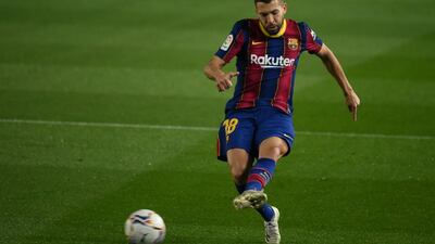 Jordi Alba, 6 - As expected, the left-back looked to press at every opportunity and tested Aitor Fernandez with ambitious effort, but he was occasionally caught out of position and was nowhere to be seen as Gomez went close in the first-half. AFP