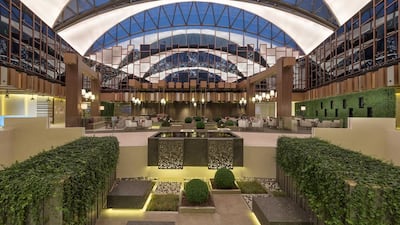 The lobby of Hyatt Regency Dubai Creek Heights hotel. Courtesy Hyatt Regency Dubai Creek Heights