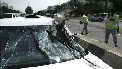 The first six months of the year saw a considerable fall in the number of road accidents, according to police statistics.