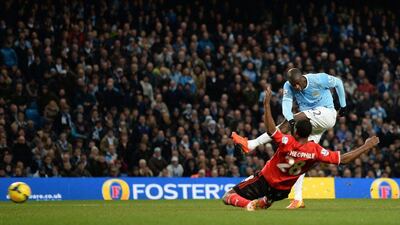 Centre midfield: Yaya Toure, Manchester City. Scored the 14th goal of his remarkable season after a solo run against Cardiff. Dominant again. Peter Powell / EPA