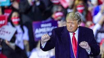 President Donal Trump was ranked as being less trustworthy than rival Joe Biden in a separate study by the algorithm EPA