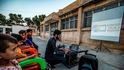 With some films dubbed into Kurdish and others subtitled, he and a team of volunteers want to spread their love of cinema across Rojava, the Kurdish name of the semi-autonomous northeast of war-torn Syria.