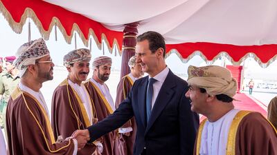 Sultan Haitham expressed condolences to the families of Syrians killed in the Earthquake. Photo: Oman News Agency