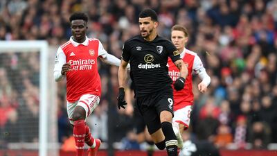 Dominic Solanke 6: Found himself in a couple of decent positions in the first half but could not take advantage. Forced into defending his own goal as the Gunners piled on the pressure in the second. Getty