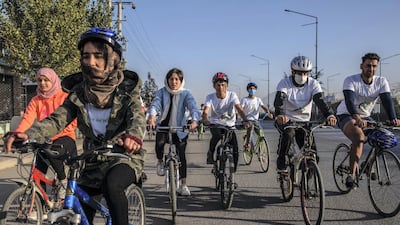 "Young people’s voices aren’t heard in the peace process, but this needs to change," Rashidi said. Stefanie Glinksi for The National