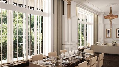 The Mayfair reception room. Courtesy Redrow Homes