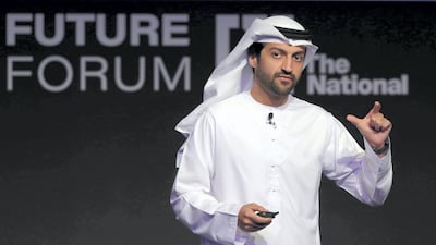 Jassim Alseddiqi, group chief executive of Shuaa Capital, said the company is focused on growing its recurring revenue streams, building permanent capital vehicles and broadening its footprint in investment banking. Chris Whiteoak / The National