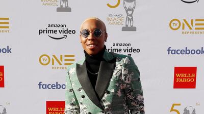 Lena Waithe in custom Gray Scale. Photo: EPA