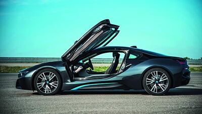 BMW’s i8 will be a star at the Dubai International Motor Show. Courtesy of BMW