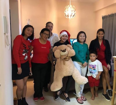 For Filipinos in the UAE, the season is marked in smaller ways too - gatherings, parties, decorations at home and food. Photo: Annabelle Astill