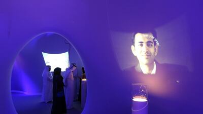 Delegates visits the Museum of the Future at the World Goverment Summit in Dubai. Satish Kumar / The National