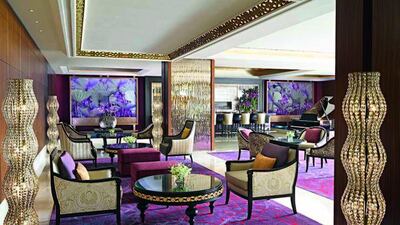 The Orchid lounge at Dusit Thani, Abu Dhabi. Courtesy of Dusit Thani Abu Dhabi