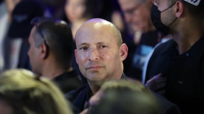 Naftali Bennett initially denied that his phone had been hacked. EPA