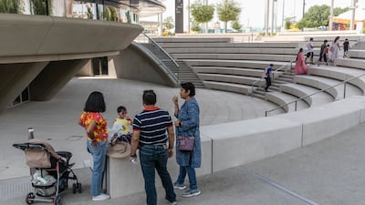 There was a low-key opening to Expo City Dubai, but some visitors were happy to get there early.