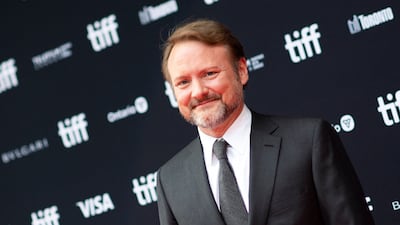US filmmaker Rian Johnson atthe premiere of 'Glass Onion: A Knives Out Mystery', which won second runner-up. AFP
