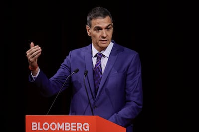Spanish Prime Minister Pedro Sanchez has taken a leading role in pushing for a ban on trade with Israeli settlements. EPA