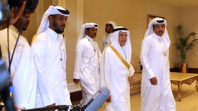 Saudi minister of petroleum and minerals Ali Al Naimi arrives for talks among major oil producers in Doha on April 17, 2016. Karim Jaafar /AFP
