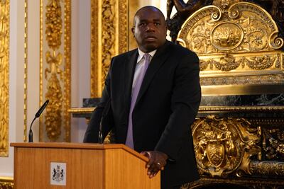 Foreign Secretary David Lammy wants to 'navigate the great threats and opportunities of today'. PA