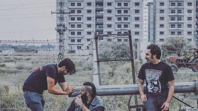 Hassan Amin, Basim Usmani and Sheraz Ahmed hope to shake up Pakistan’s musical landscape with the Dead Bhuttos. Courtesy Dead Bhuttos.