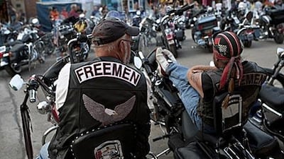 The main street of Sturgis is converted into a two-wheeled parking lot for the duration of the Black Hills Classic.