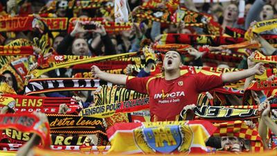 Catherine Steenkeste, France, Fox Sports Interactive Media: RC Lens fans chant during a Ligue 1 match against Paris Saint-Germain. This image was a finalist candidate in the photography category of the inaugural Sport Media Pearl Awards, which is managed by the International Sports Press Association (AIPS) and hosted by Abu Dhabi Media, publishers of The National.