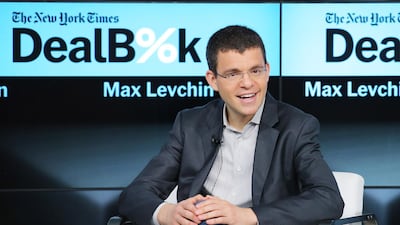 Max Levchin, the founder of PayPal, says he"ended up with a lot of bitcoin' as an investor in one of the cryptocurrency's early startups. Neilson Barnard/Getty Images
