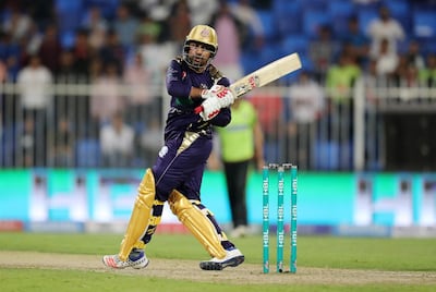Sarfraz Ahmed was Quetta Gladiators' hero against Lahore Qalandars at Sharjah Cricket Stadium last month. Chris Whiteoak / The National