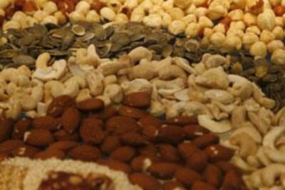Extend the shelf life of nuts by storing them in the freezer.