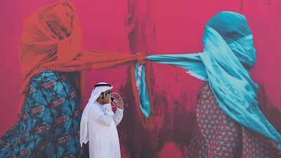 About 200 local and international artists are participating in this year's Ras Al Khaimah Art. Antonie Robertson / The National