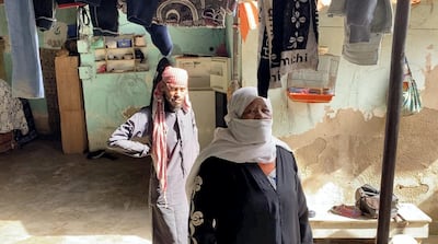 Nusra Al Obeid, 60, has lived in the Gaza refugee camp at Jerash, Jordan since the 1970s. Amy McConaghy / The National