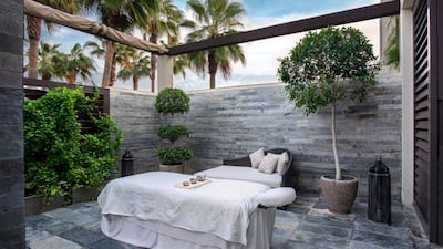 Atarmia Spa offers nine treatment rooms, some with outdoor terraces