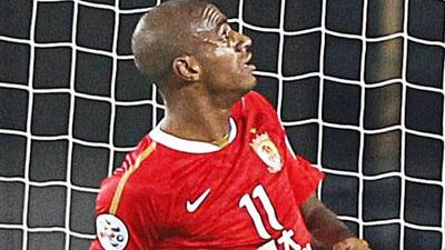 Guangzhou Evergrande's Muriqui scored once to move his goal tally to six. He leads the Asian Champions League in scoring.