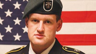 Staff Sgt James Moriarty of Kerrville, Texas, 27, was ome of three American soldiers killed in a Jordanian air base on November 4, 2016. As the trial of his attacker takes place, his father is still seeking answers to his son's death. AP photo courtesy of James Moriarty