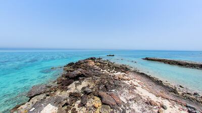 Sir Bu Nair Island in charge of Sharjah government. A new tourist complex is projected in the island lead by Shurooq-Sharjah Investment Auhtority. Courtesy of Shurooq