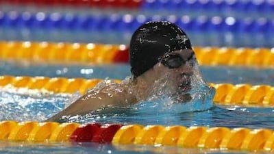Velimir Stjepanovic trains for the Fina World Championships, which start next week in Dubai.