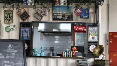 The Emirati food stall at Urban RetrEAT restaurant. Khushnum Bhandari for The National