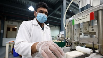 Goumbook has distributed 10,000 recycled soaps