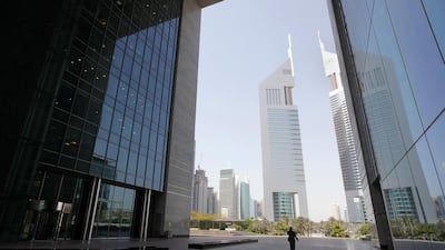 The Dubai International Financial Centre. The UAE topped LinkedIn's study into countries attracting migrating professionals. Jaime Puebla / The National