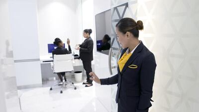 The British embassy has launched a platinum lounge for visa applicants. Reem Mohammed / The National