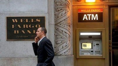 Wells Fargo engaged with its customers as soon as they walked in the door. Noah Berger / Bloomberg News