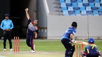 UAE captain Rohan Mustafa has yet to formalise his foundation, which intends to help underprivileged children. Pawan Singh / The National