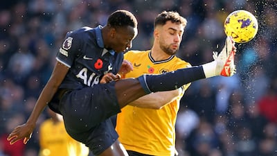 Max Kilman - 6/10: Dealt with everything thrown at him and looked assured next to Dawson at the base of Wolves’ defence. AFP