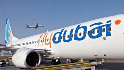 A flydubai plane on the tarmac. Jeff Topping / The National