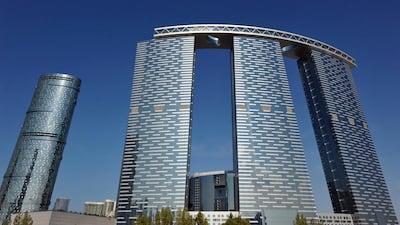 The Gate Towers soar above Reem Island. Delores Johnson / The National