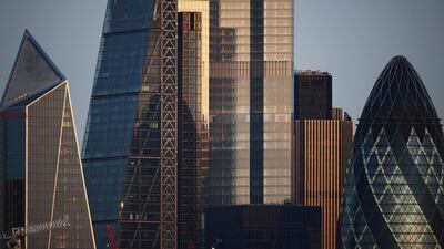 Skyscrapers in The City of London financial district are seen in London. Businesses across the UK have spent this week analysing the implications of the 1,240-page deal agreed by the EU and the UK on Christmas Eve. Reuters