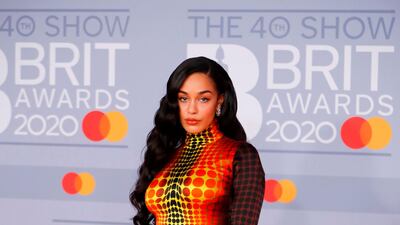 Jorja Smith arrives at the Brit Awards 2020 at The O2 Arena on Tuesday, February 18, 2020 in London, England. AFP