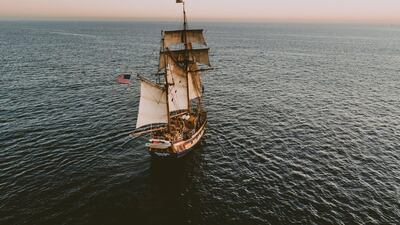 Sailors would go below deck when they felt seasick, to the most stable part of the vessel. Unsplash