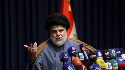 Moqtada Al Sadr said that differences should be resolved through dialogue, not violence. Reuters