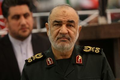 Islamic Revolutionary Guard Corps commander-in-chief Maj Gen Hossein Salami in 2023. Reuters